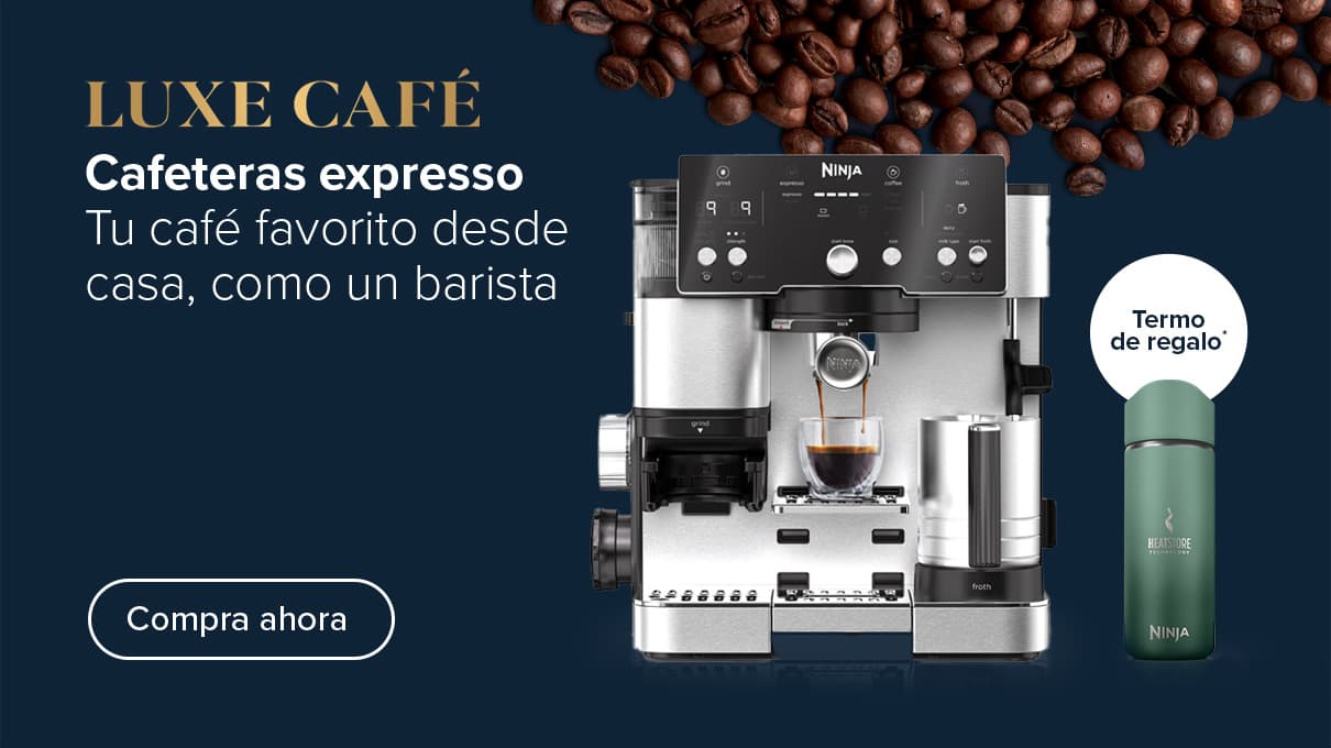 Nueva cafetera expresso Ninja Luxe con termo de regalo